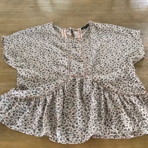 Spring floral top